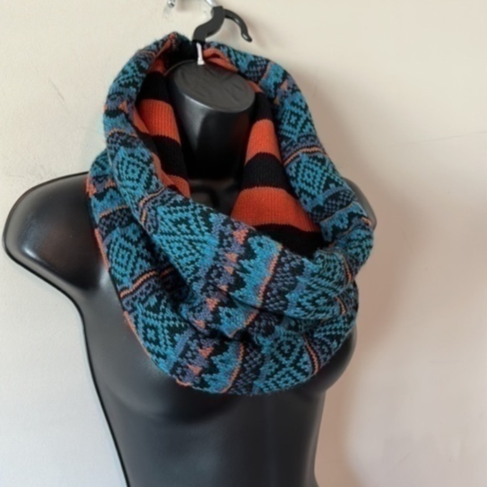 Nordstrom BP Women's Oversized Knitted Reversible Scarf One Size EUC
